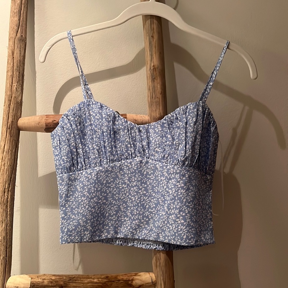 Princess Polly blue top, perfect for summer